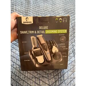 SHPAVVER GK-1800 12 in 1 Deluxe Grooming Kit Beard Trimmer Hair Clipper Set